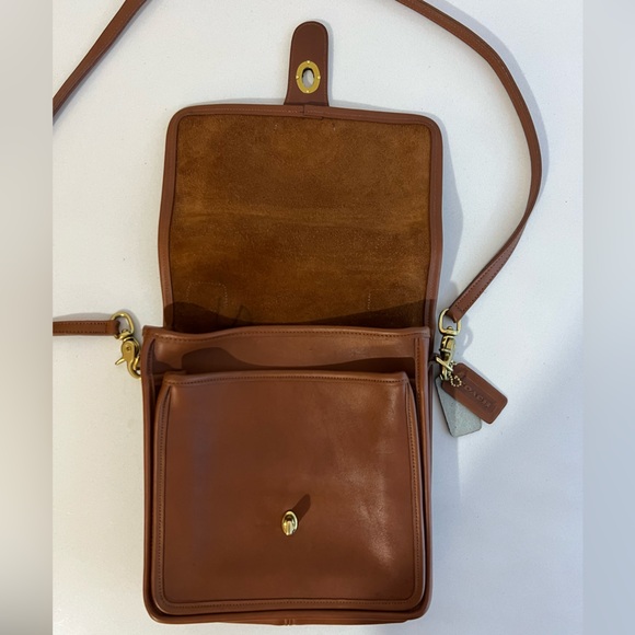 Vintage Coach Station Bag 5130 British Tan USA 1999 - Picture 7 of 14